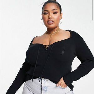 Size 22 ASOS Design Sweetheart Top